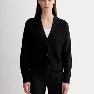 Women's Black Cardigan Sweater